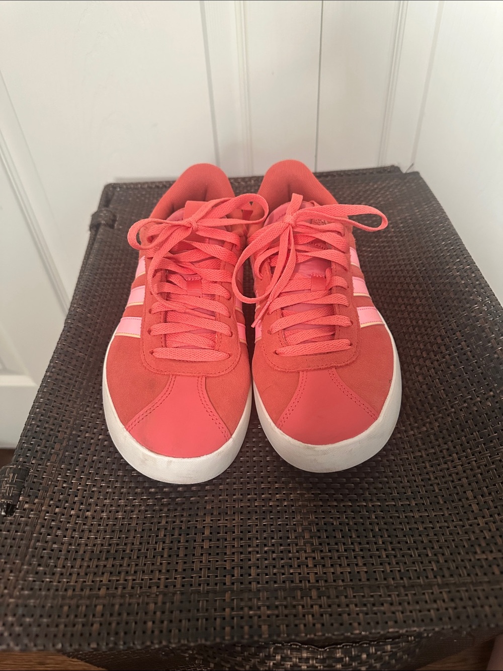 adidas Coral & Pink Low-Top Sneakers - Picture 2 of 5